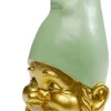 KARE Design Koriste-Esineet*Gnome Tonttu Koriste-esine Kulta-vihreä 21 Cm