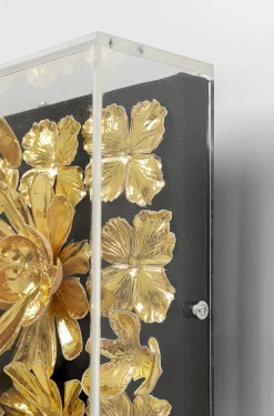 KARE Design Seinäkoristeet*Gold Flower Kehystetty Taulu 80x80cm