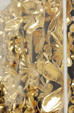 KARE Design Seinäkoristeet*Gold Flower Kehystetty Taulu 80x80cm