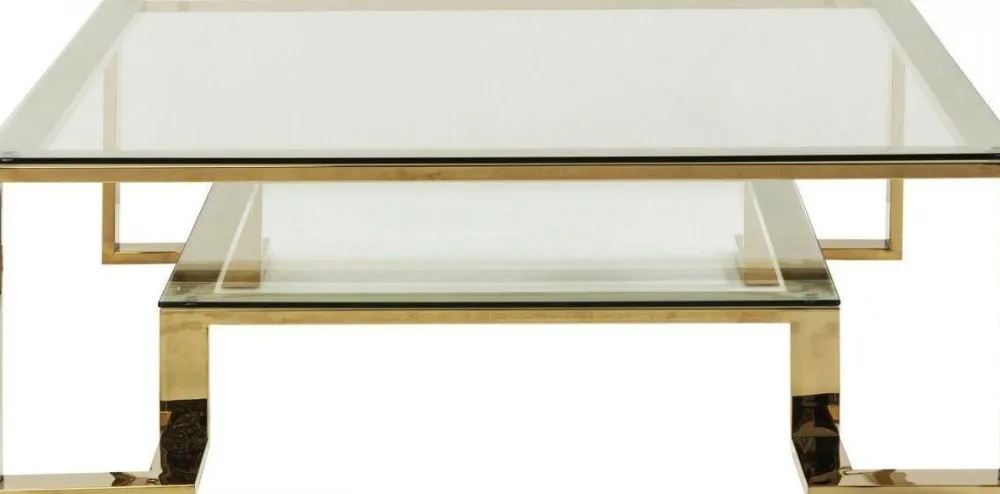 KARE Design Sohvapöydät|Olohuone*Gold Rush Sohvapöytä, Kulta 120x120cm