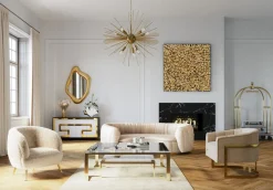 KARE Design Sohvapöydät|Olohuone*Gold Rush Sohvapöytä, Kulta 120x120cm