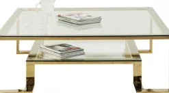 KARE Design Sohvapöydät|Olohuone*Gold Rush Sohvapöytä, Kulta 120x120cm