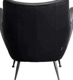 KARE Design Olohuone|Nojatuolit*Goldfinger Nojatuoli Nahkaa Musta