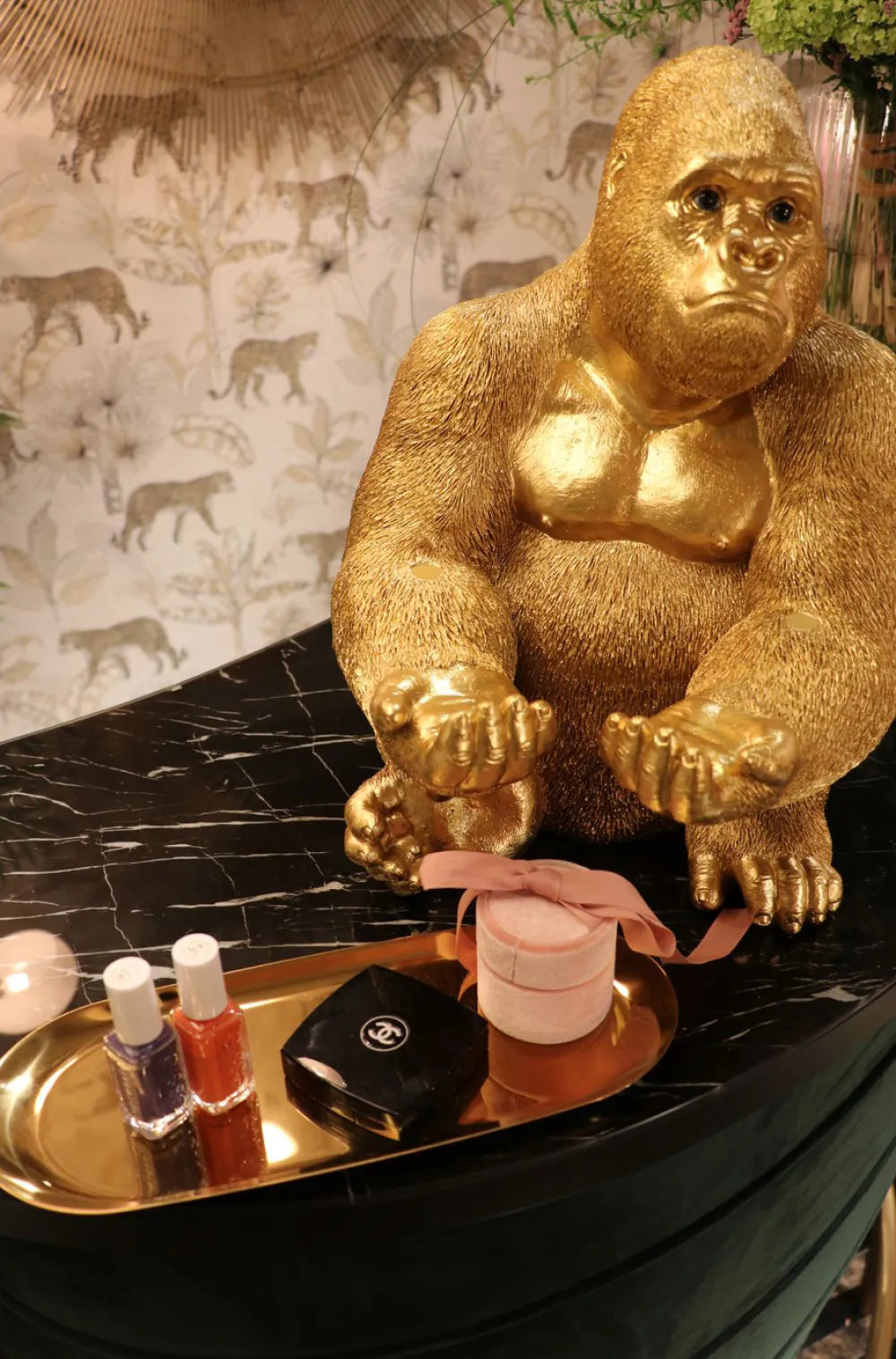 KARE Design Koriste-Esineet*Gorilla Butler Koriste-esine 37cm