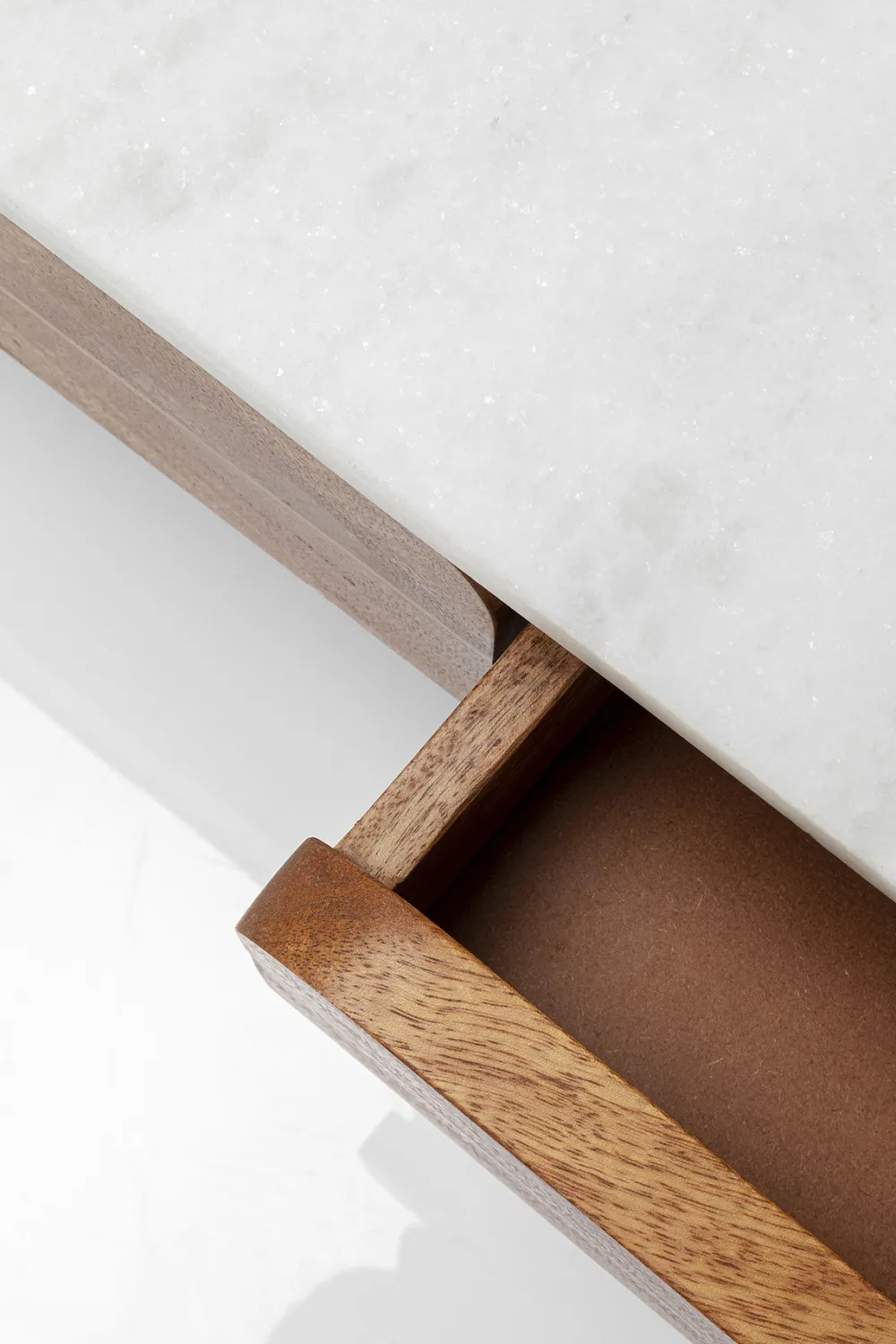 KARE Design Sohvapöydät*Grace Sohvapöytä, Mangopuu, Marmori 110x60cm