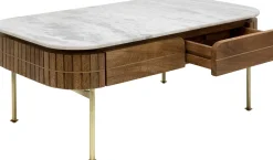 KARE Design Sohvapöydät*Grace Sohvapöytä, Mangopuu, Marmori 110x60cm