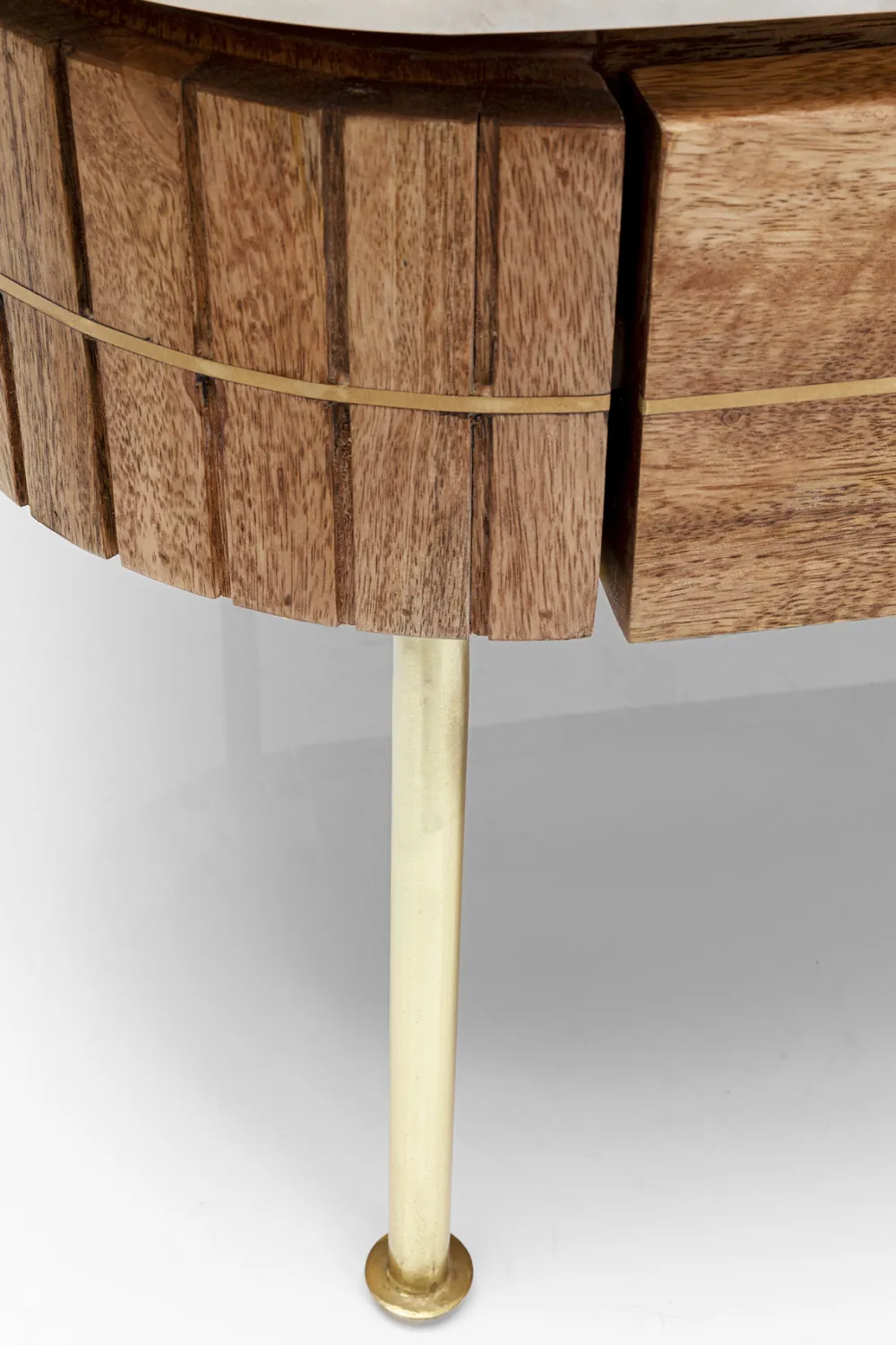 KARE Design Sohvapöydät*Grace Sohvapöytä, Mangopuu, Marmori 110x60cm