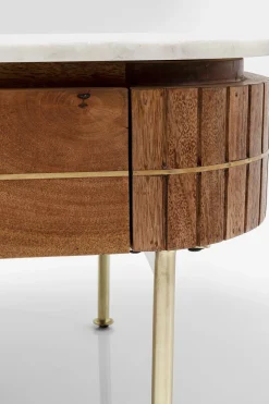 KARE Design Sohvapöydät*Grace Sohvapöytä, Mangopuu, Marmori 110x60cm