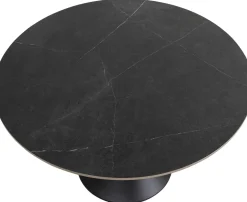 KARE Design Pöydät*Grande Possibilita Pyöreä Pöytä, Musta Ø120cm