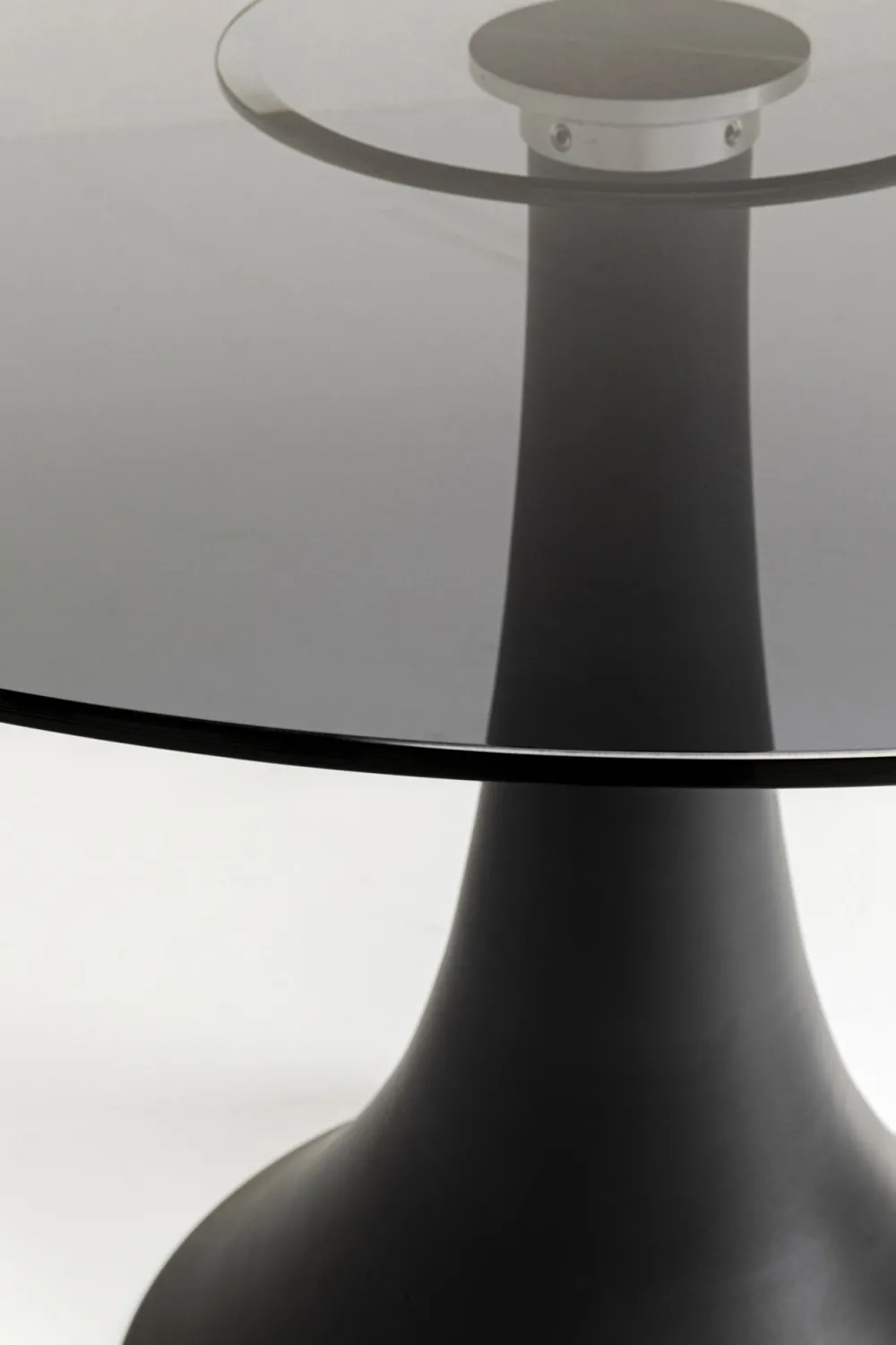 KARE Design Pöydät*Grande Possibilita Pyöreä Ruokapöytä - Savulasi Ø110cm