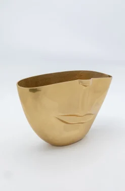 KARE Design Maljakot*Half Face Maljakko Kulta 46cm