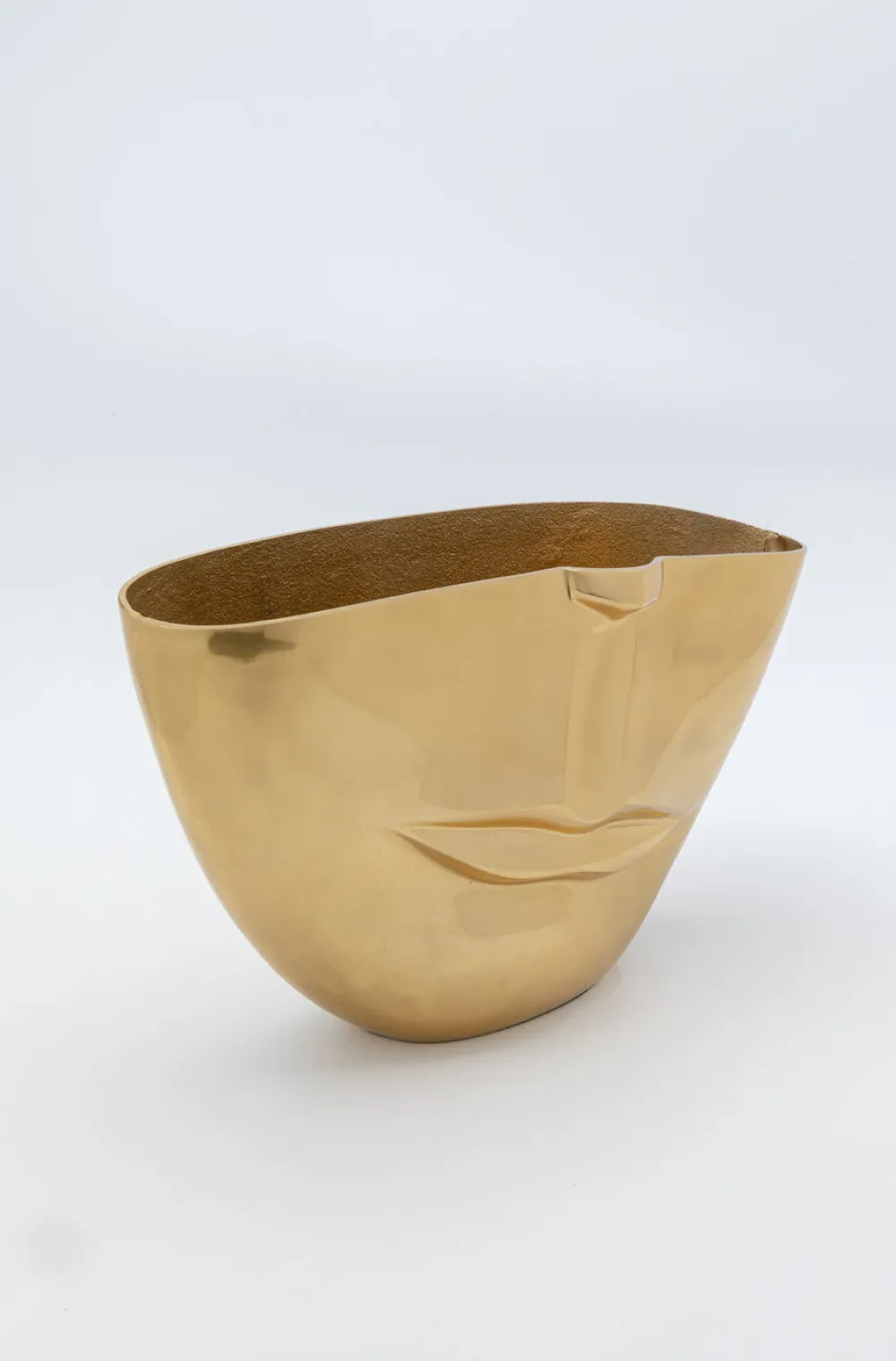 KARE Design Maljakot*Half Face Maljakko Kulta 46cm