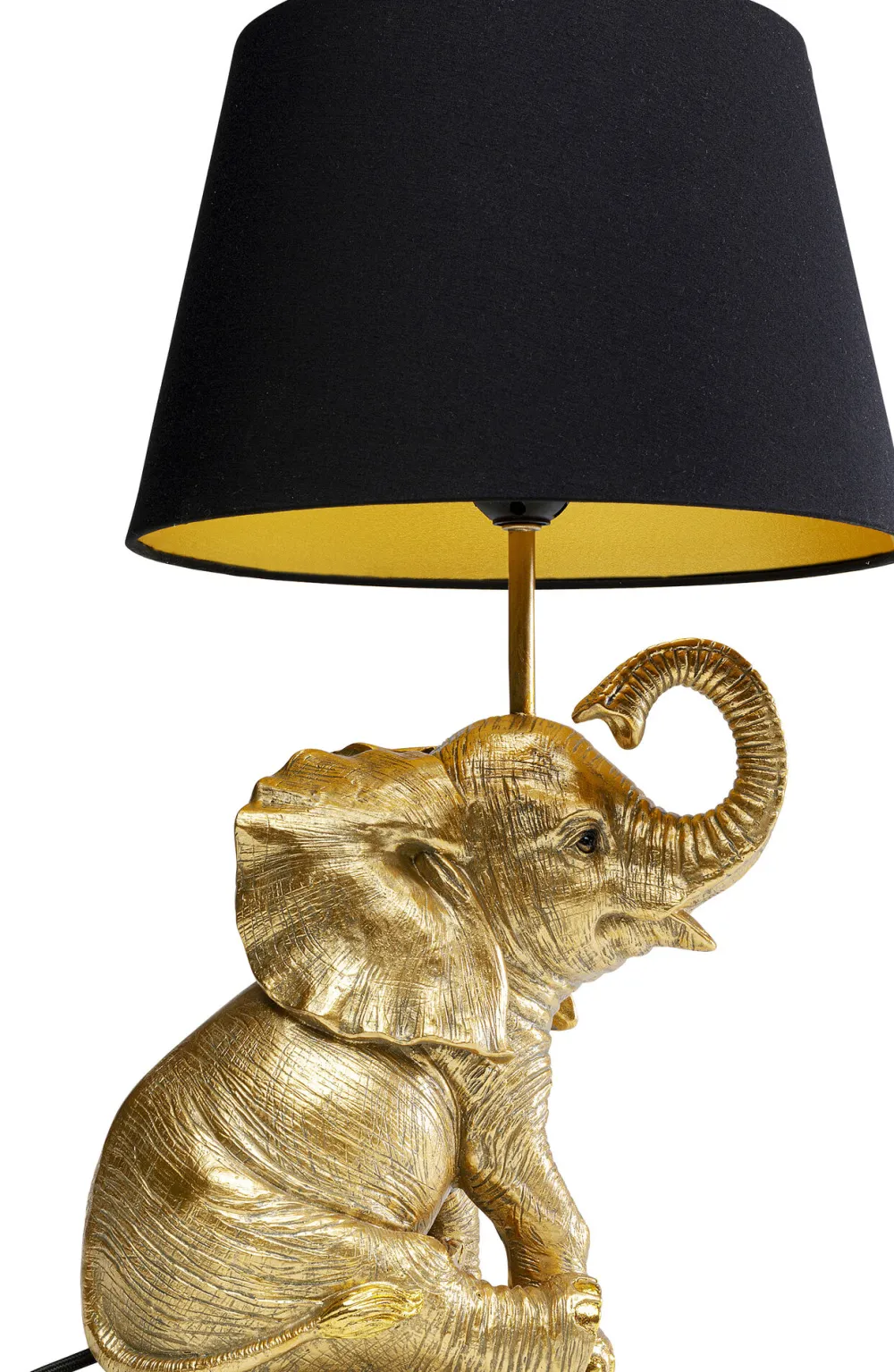 KARE Design Pöytävalaisimet*Happy Elefant Elefantti Pöytävalaisin 48cm