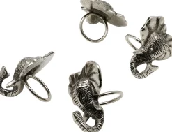 KARE Design Keittiö Ja Astiat|Jalalliset Koriste-Esineet*Happy Elephants Elefantti Servettirenkaat (4/Setti)