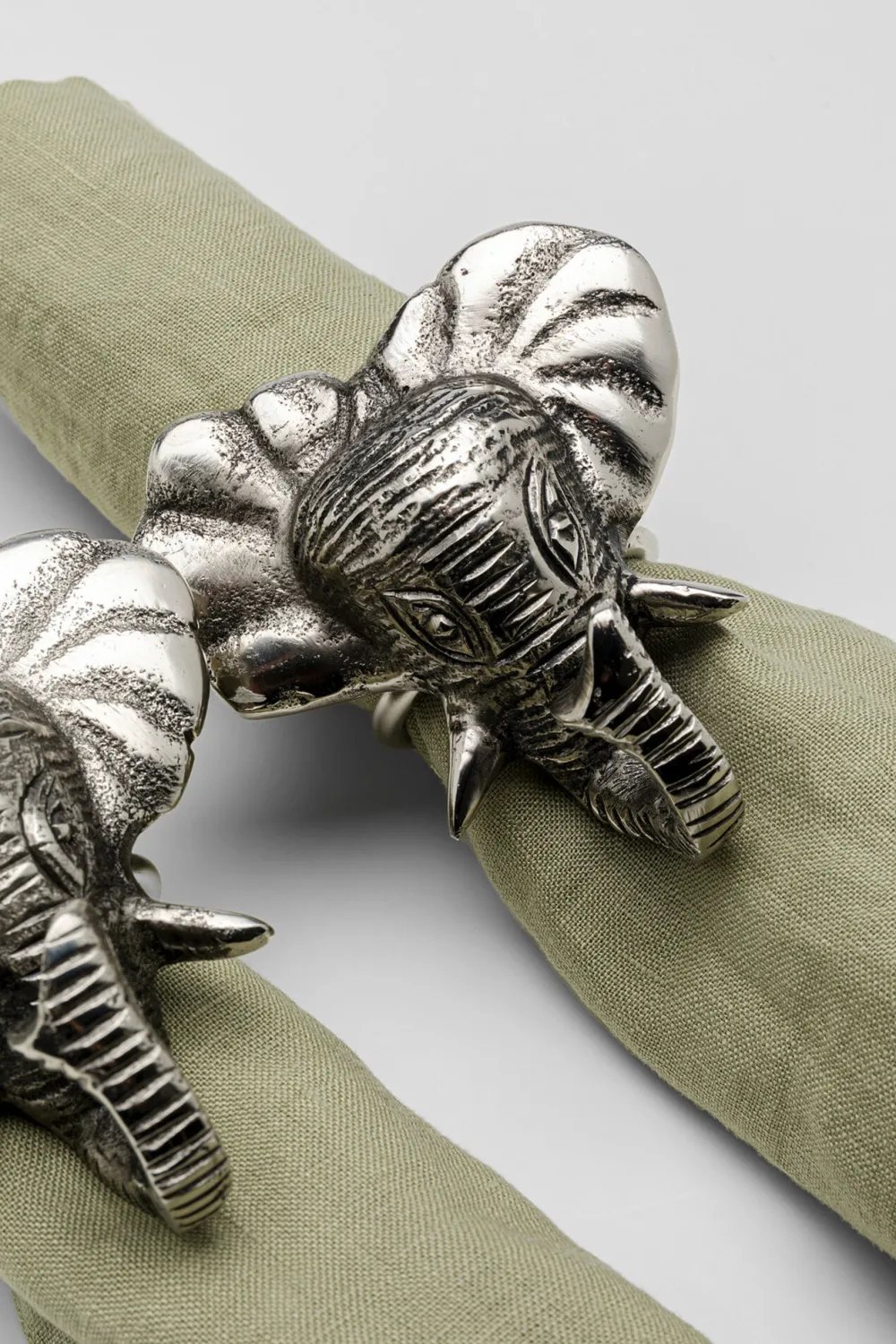 KARE Design Keittiö Ja Astiat|Jalalliset Koriste-Esineet*Happy Elephants Elefantti Servettirenkaat (4/Setti)