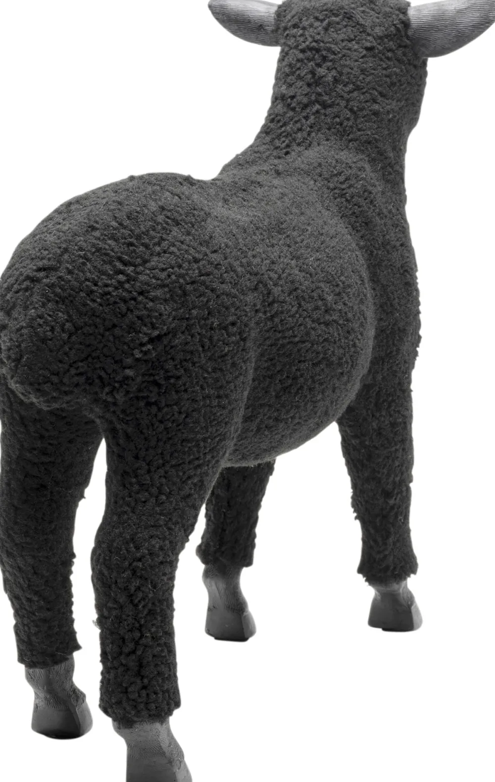 KARE Design Koriste-Esineet*Happy Sheep Wool Lammas Koriste-esine Musta 37cm
