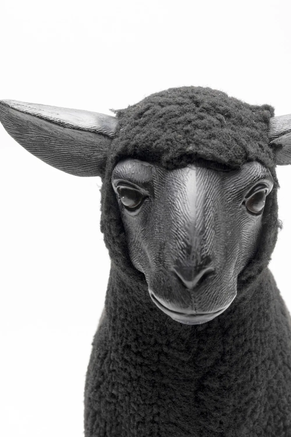 KARE Design Koriste-Esineet*Happy Sheep Wool Lammas Koriste-esine Musta 37cm