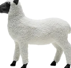 KARE Design Koriste-Esineet*Happy Sheep Woollammas Koriste-esine Valkoinen 28cm
