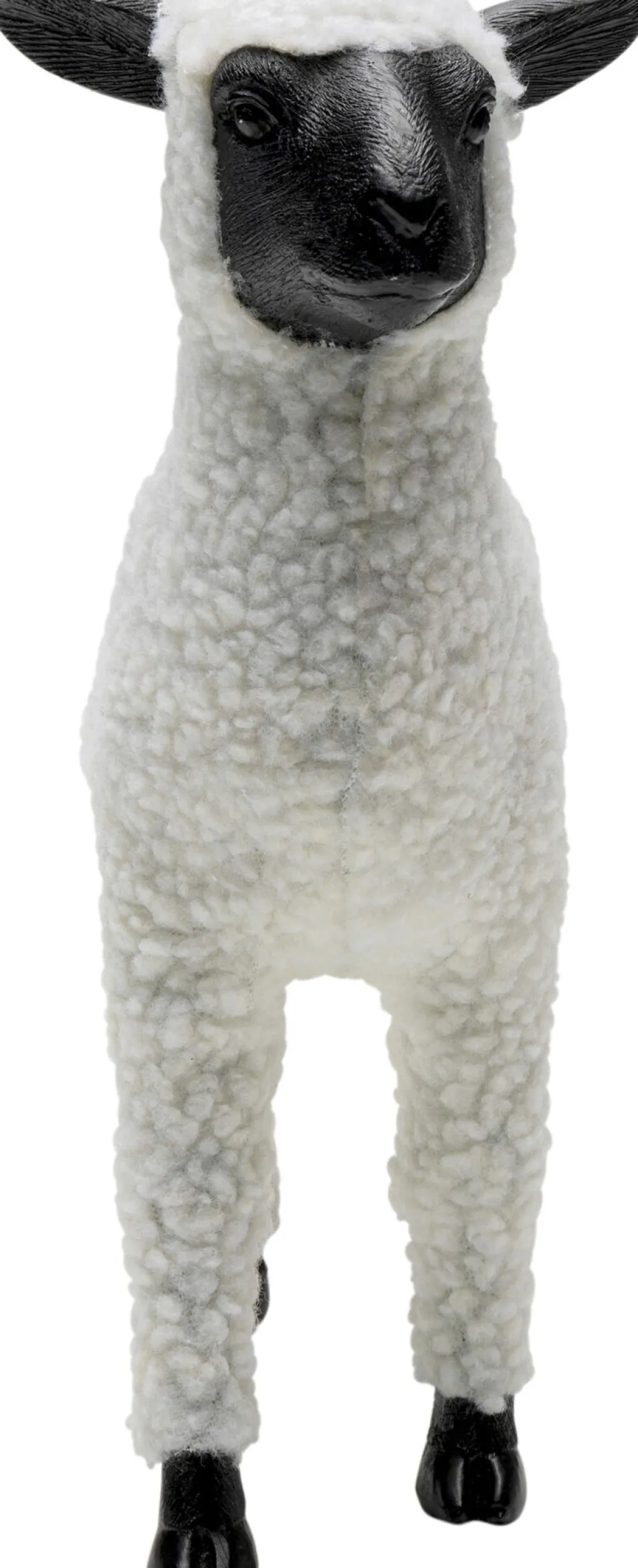 KARE Design Koriste-Esineet*Happy Sheep Woollammas Koriste-esine Valkoinen 28cm