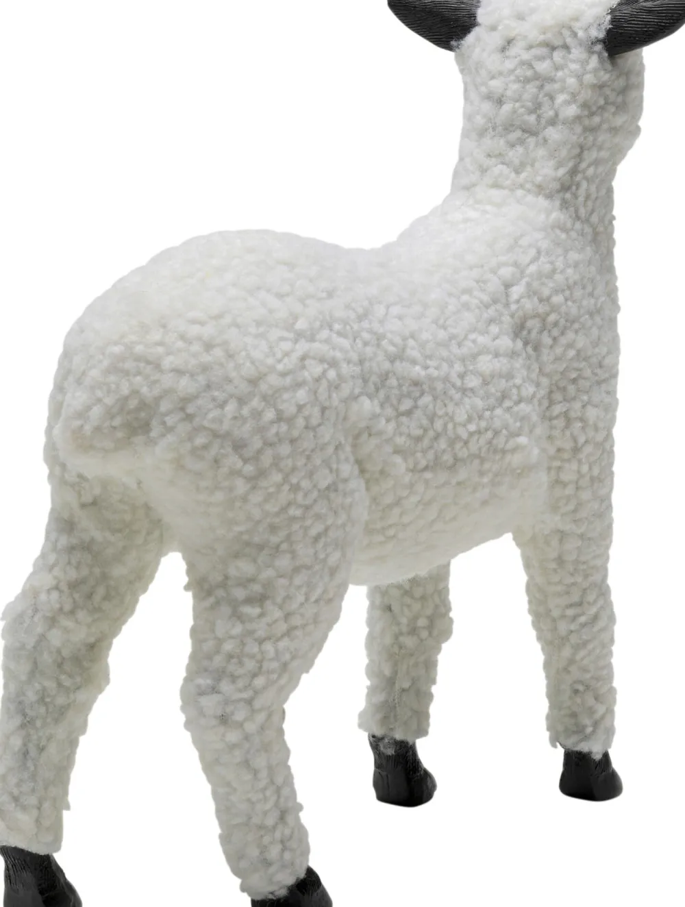 KARE Design Koriste-Esineet*Happy Sheep Woollammas Koriste-esine Valkoinen 28cm