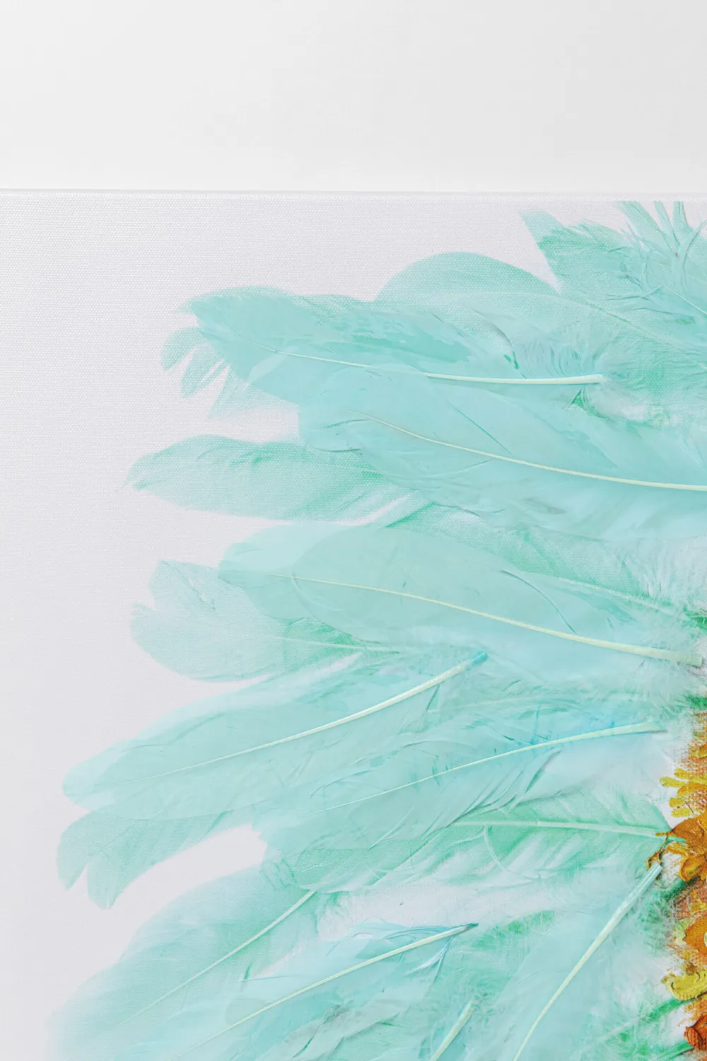 KARE Design Taulut|Olohuone*Headdress Dog Koira Canvastaulu 80x80cm