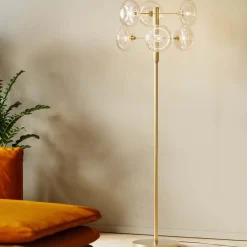 KARE Design Lattiavalaisimet*Headlight Lattiavalaisin Messinki 163cm