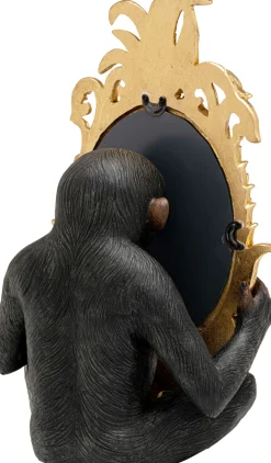 KARE Design Kylpyhuonetarvikkeet*Hidden Monkey Pöytäpeili 22x36cm