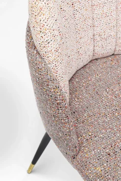 KARE Design Tuolit*Hojas Flitter Tuoli, Beige-ruskea