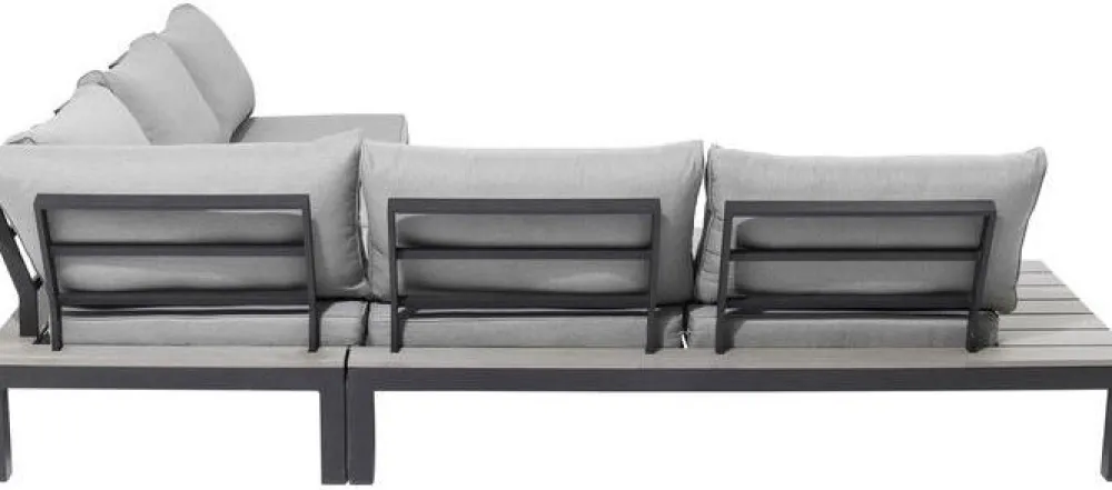 KARE Design Sohvat|Olohuone*Holiday Black Sohvaryhmä, Ulkokaluste (4/osaa)