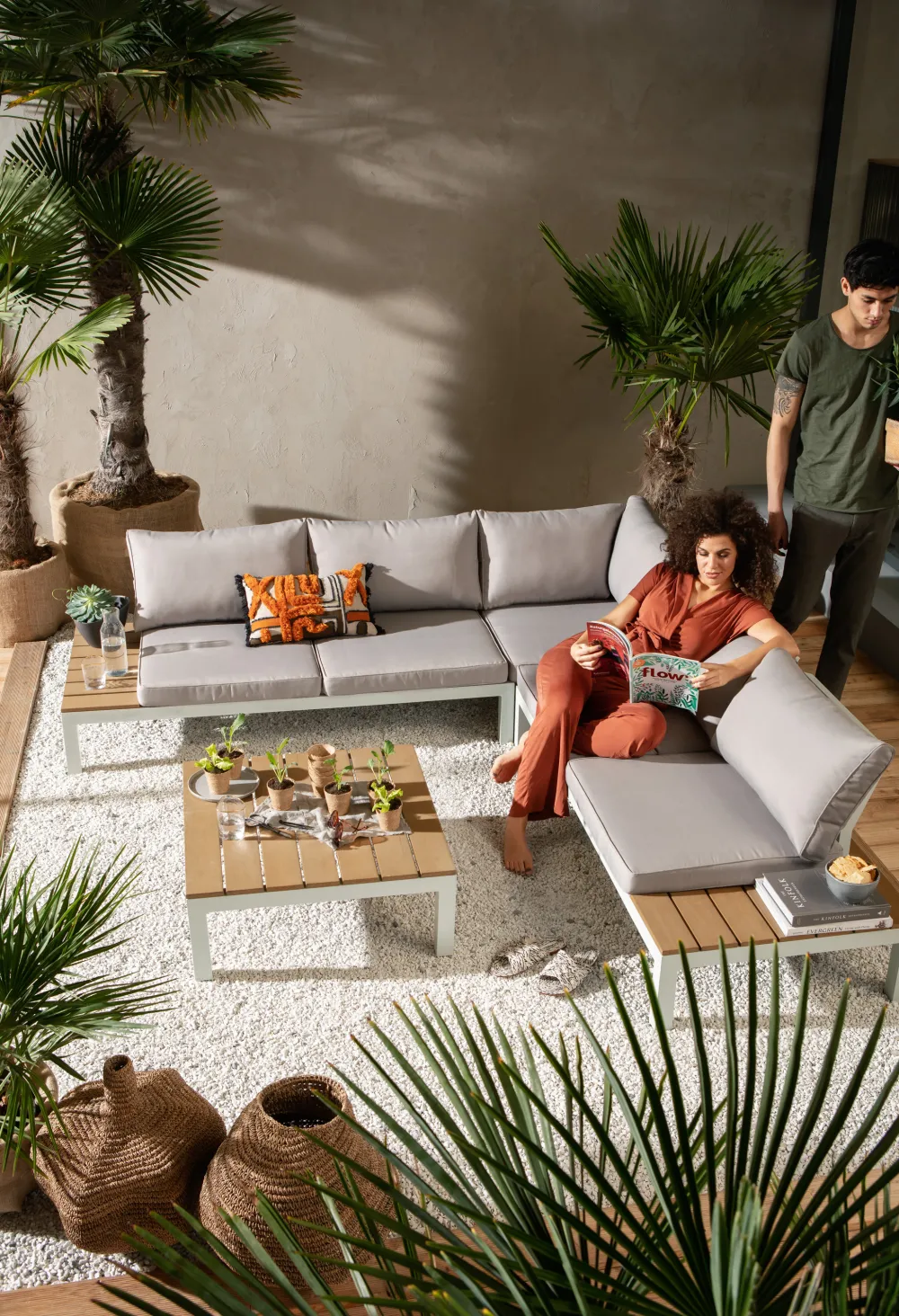 KARE Design Olohuone|Sohvat*Holiday Sohvaryhmä, Valkoinen (4/osaa)