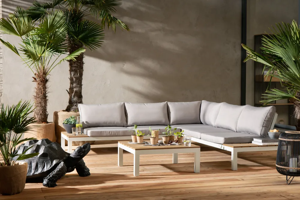 KARE Design Olohuone|Sohvat*Holiday Sohvaryhmä, Valkoinen (4/osaa)