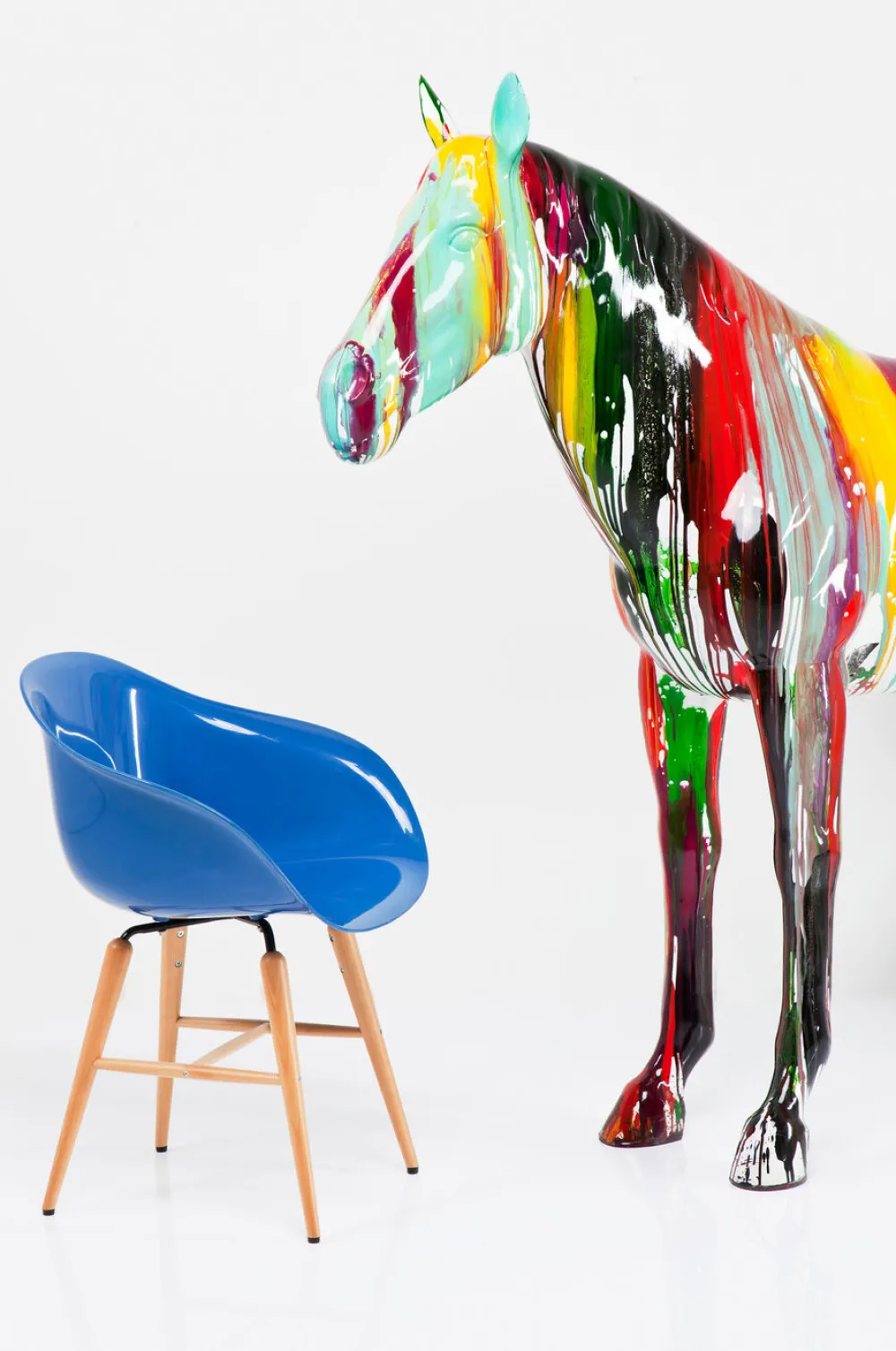 KARE Design Jalalliset Koriste-Esineet*Horse Colore Koriste-esine 216cm