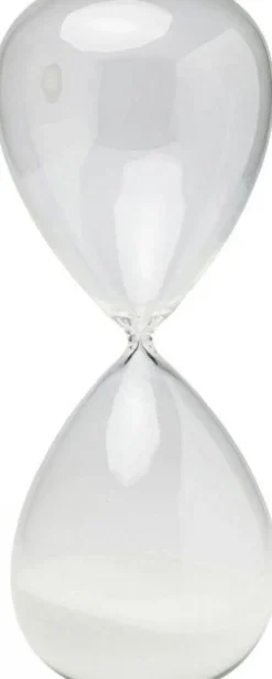KARE Design Koriste-Esineet*Hourglass Timer Tiimalasi, Valkoinen 45cm