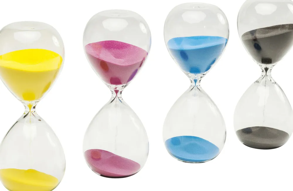 KARE Design Koriste-Esineet*Hourglass Timer Tiimalasi 20cm, Useita Värejä