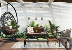 KARE Design Nojatuolit*Ibiza Brown Roikkuva Tuoli, Ruskea