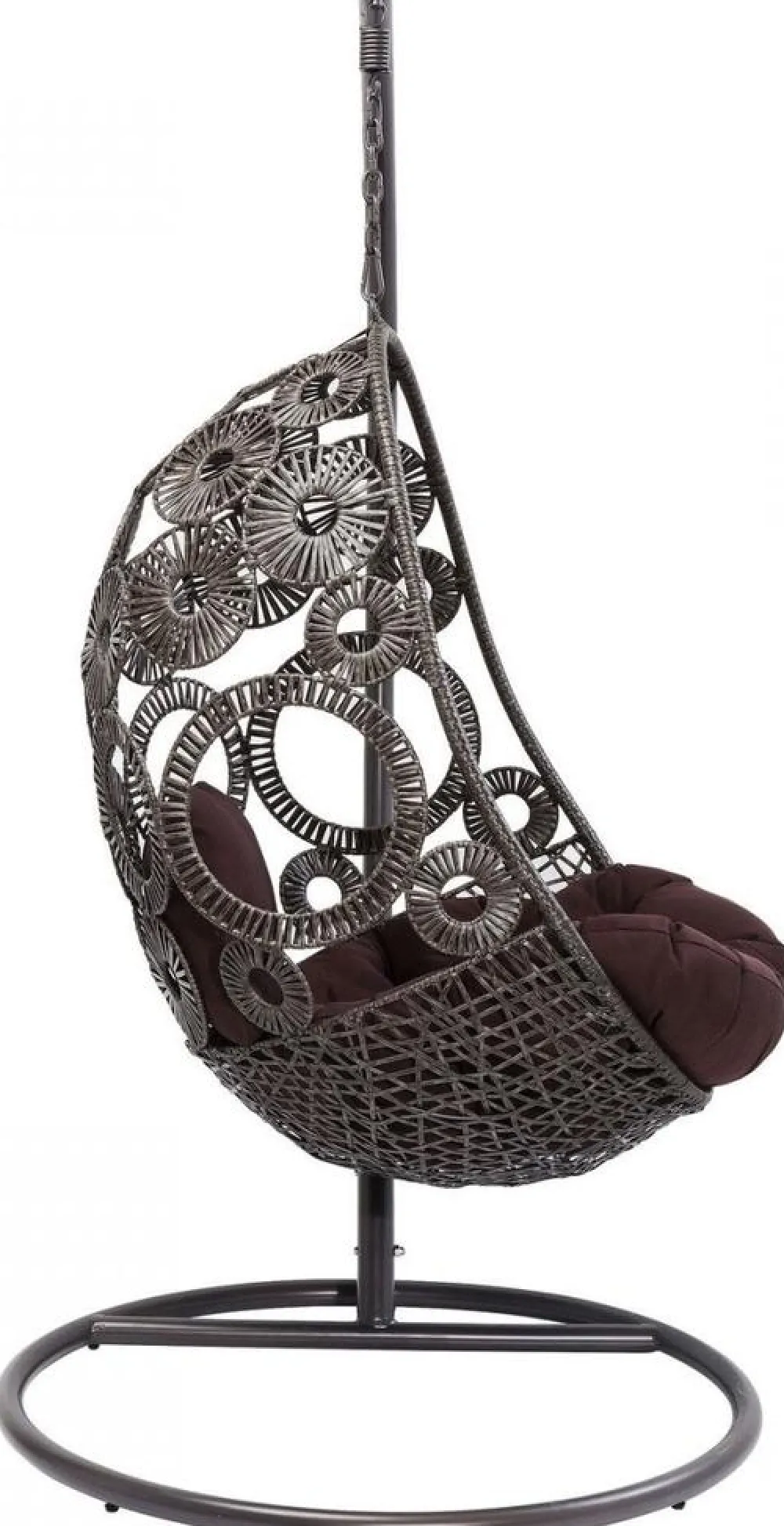 KARE Design Nojatuolit*Ibiza Brown Roikkuva Tuoli, Ruskea