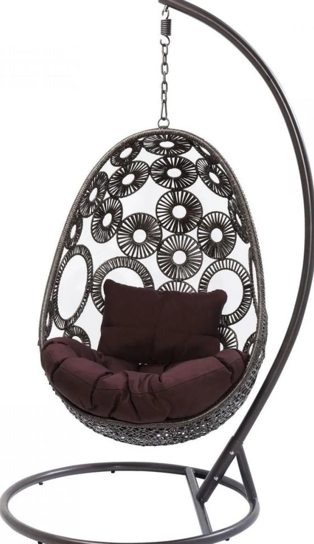 KARE Design Nojatuolit*Ibiza Brown Roikkuva Tuoli, Ruskea