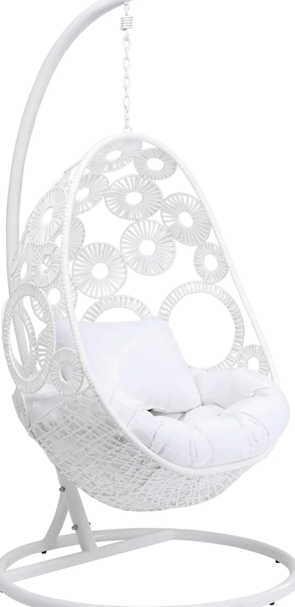 KARE Design Nojatuolit*Ibiza Roikkuva Tuoli, Ulkokaluste, Valkoinen