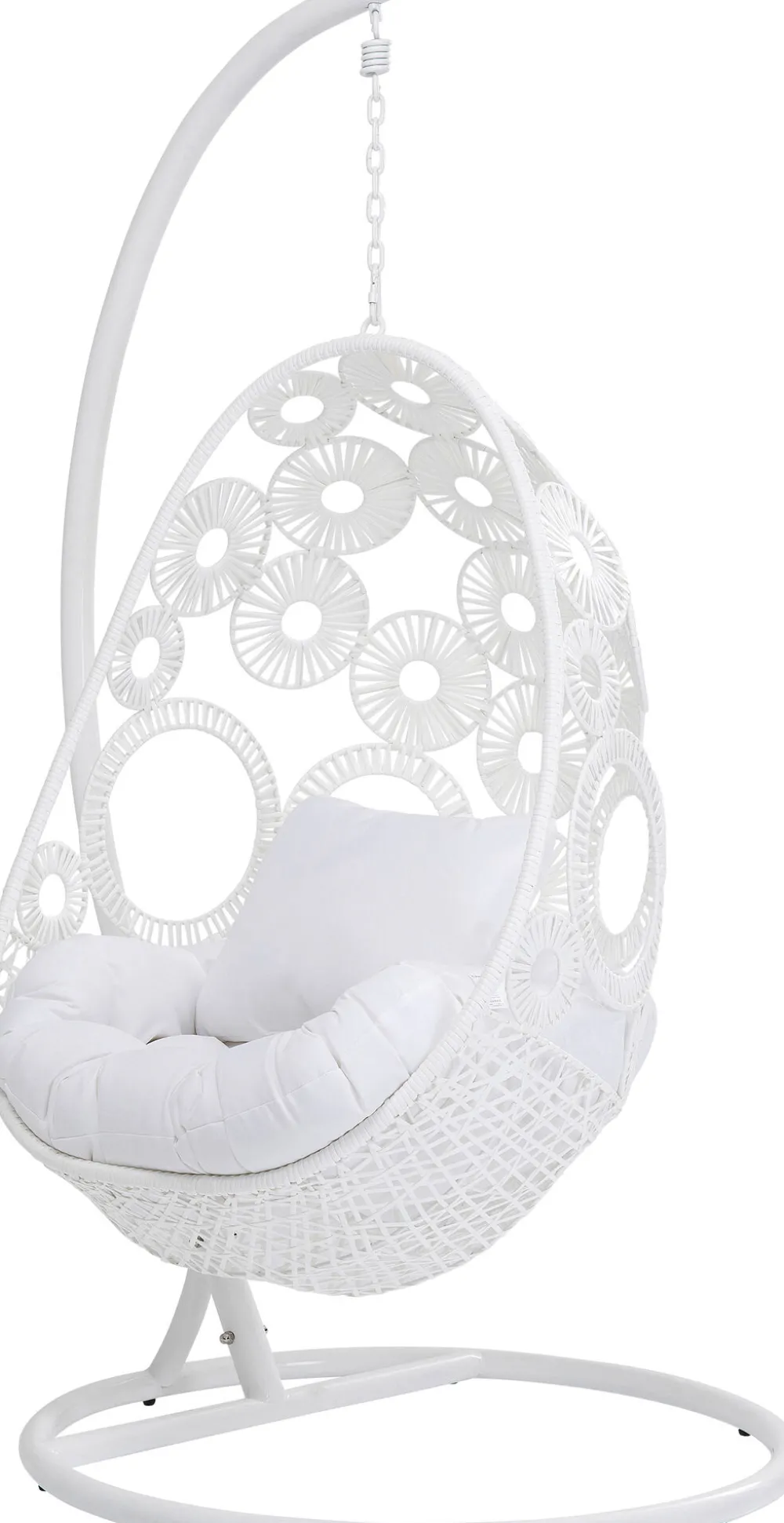 KARE Design Nojatuolit*Ibiza Roikkuva Tuoli, Ulkokaluste, Valkoinen