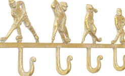 KARE Design Seinänaulakot*Ice Hockey Jääkiekko Seinänauakko, Kulta 48cm