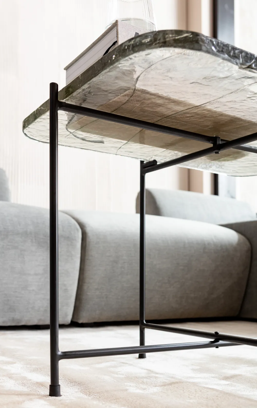 KARE Design Sohvapöydät|Olohuone*Ice Sohvapöytä, Musta 63x46cm