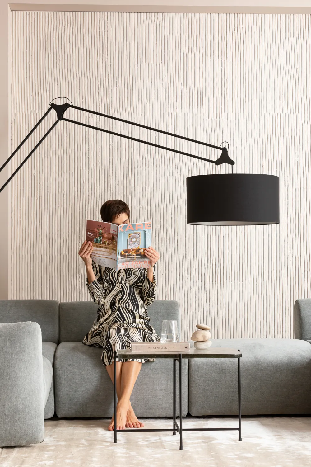 KARE Design Sohvapöydät|Olohuone*Ice Sohvapöytä, Musta 63x46cm