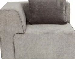 KARE Design Olohuone|Moduulisohvat*Infinity Elements Kulmamoduuli Harmaa, Vasen 100cm