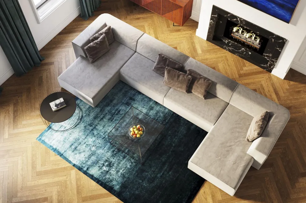 KARE Design Moduulisohvat*Infinity 2-istuttava Moduuli, Harmaa 120cm