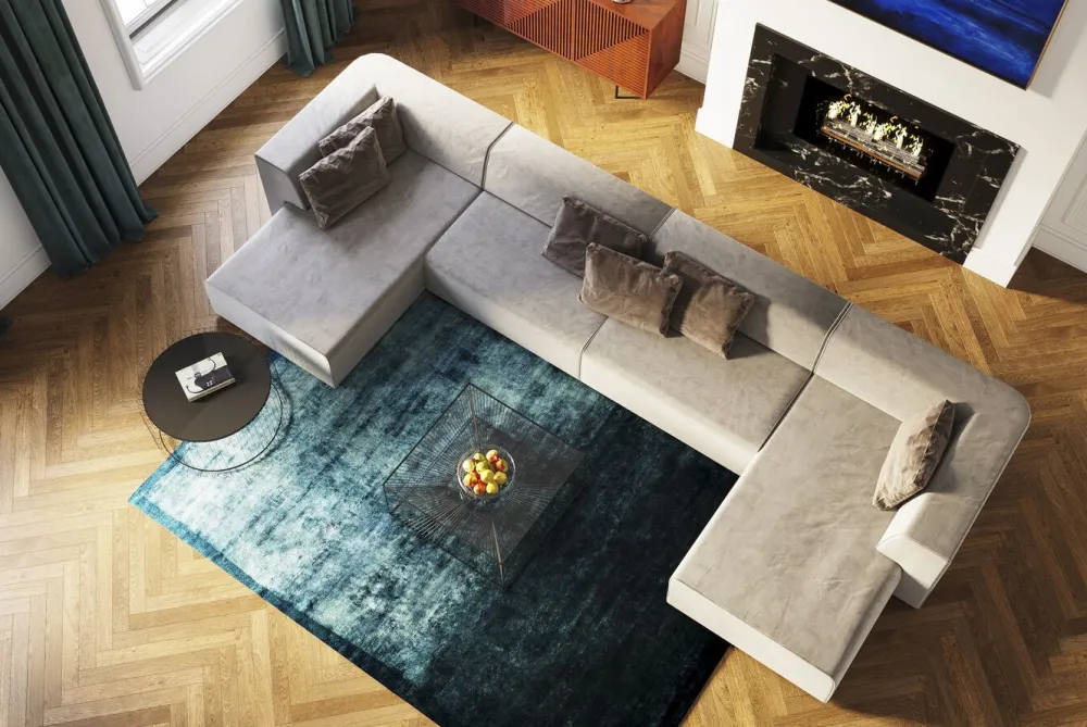 KARE Design Moduulisohvat*Infinity 2-istuttava Moduuli, Harmaa 100cm