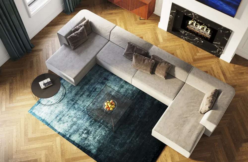 KARE Design Moduulisohvat*Infinity 2-istuttava Moduuli, Harmaa 80cm