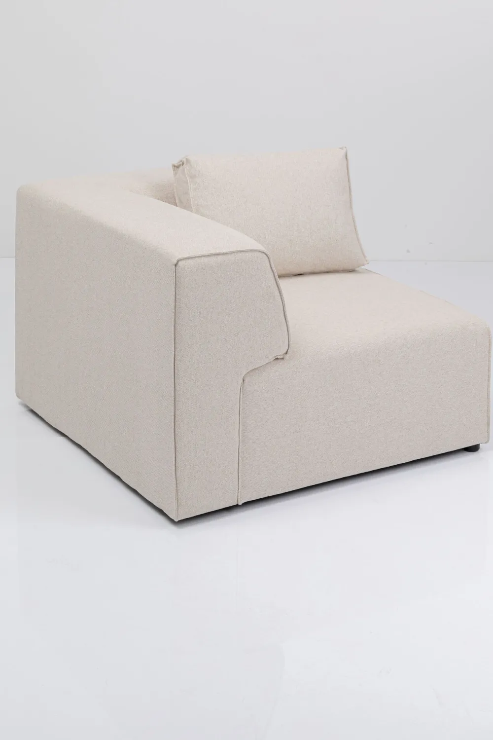 KARE Design Moduulisohvat|Kulmasohvat*Infinity Kulmamoduuli - Kermanvärinen, Vasen 100cm