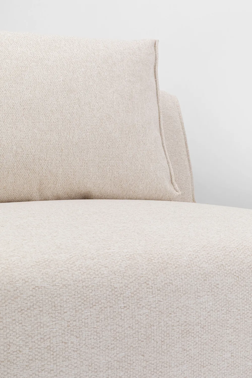 KARE Design Moduulisohvat*Infinity Moduuli, 2-istuttava - Kermanvärinen 80cm