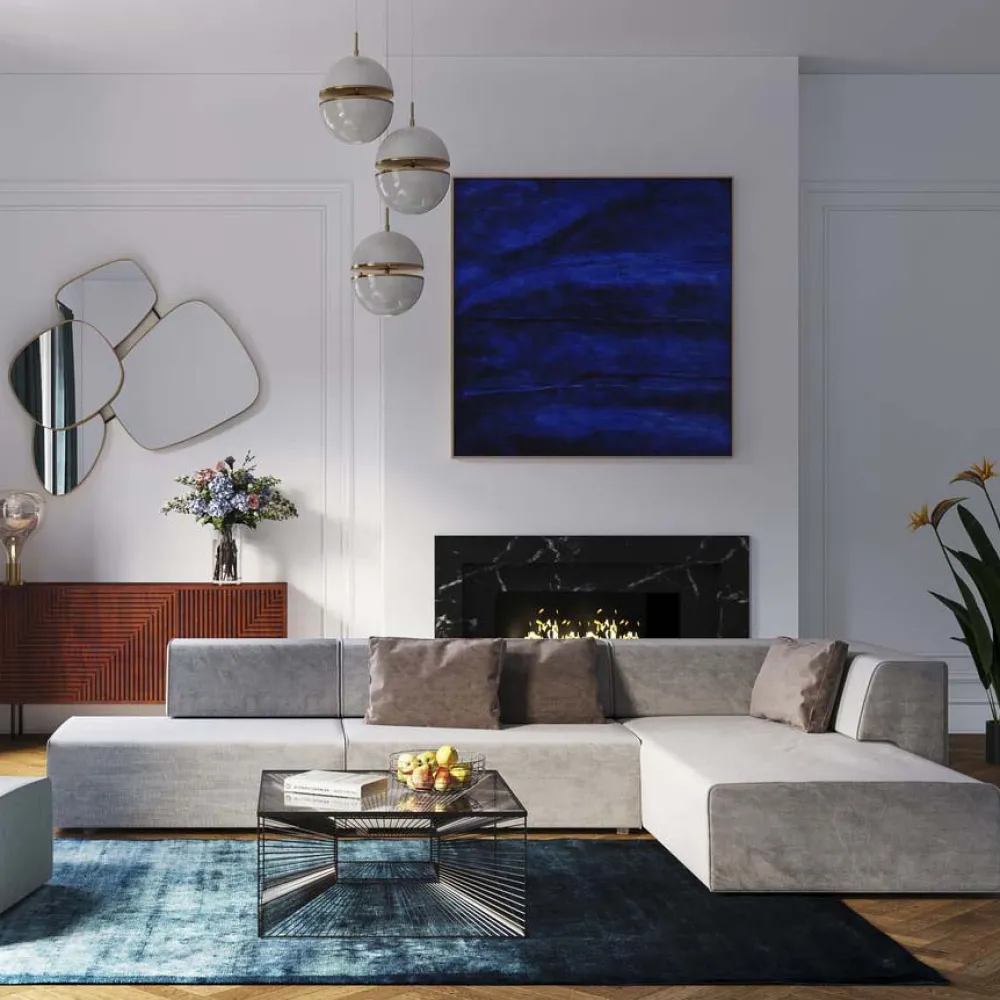 KARE Design Olohuone|Kulmasohvat*Infinity Ottomane Kulmasohva, Harmaa, Oikea