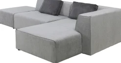 KARE Design Olohuone|Kulmasohvat*Infinity Ottomane Kulmasohva, Harmaa, Oikea